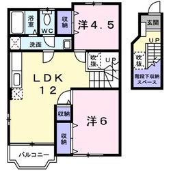 パークサイドⅡの物件間取画像